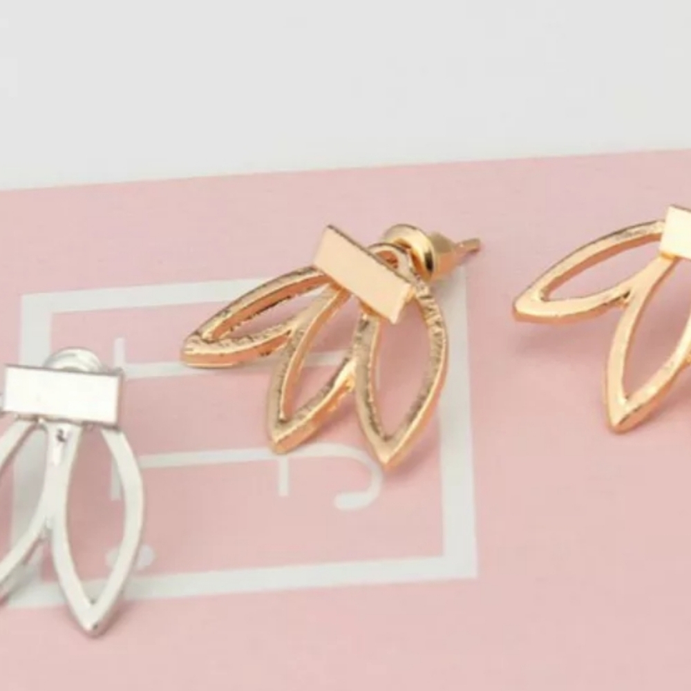 ♡Noelle♡ Gold Earringe - Picture 3 of 4